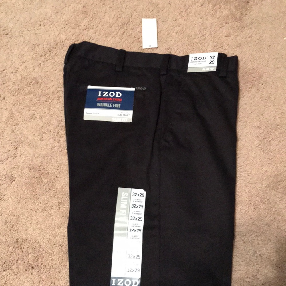 Izod Flat Front Chinos